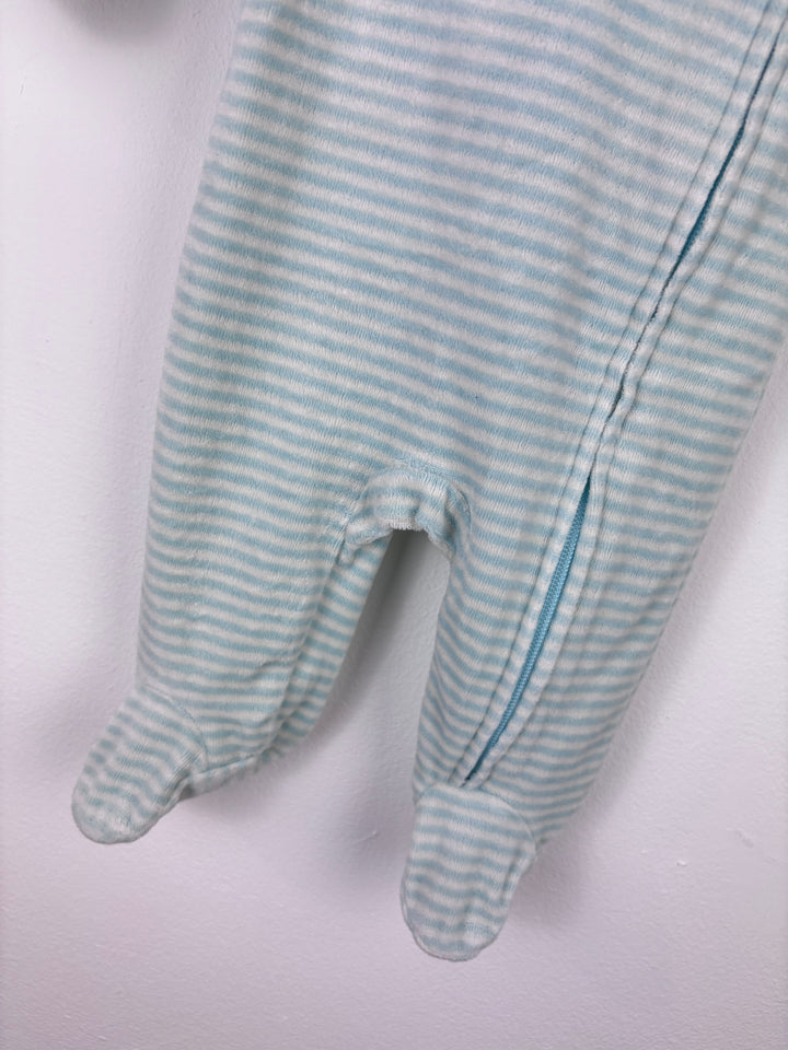 John Lewis Polar Bear Sleepsuit 0-3 Months-Sleepsuits-Second Snuggle Preloved