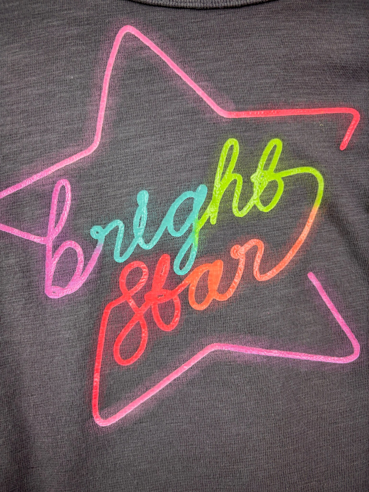 Next Grey Bright Star Long Sleeve Top 3-6 Months-Tops-Second Snuggle Preloved