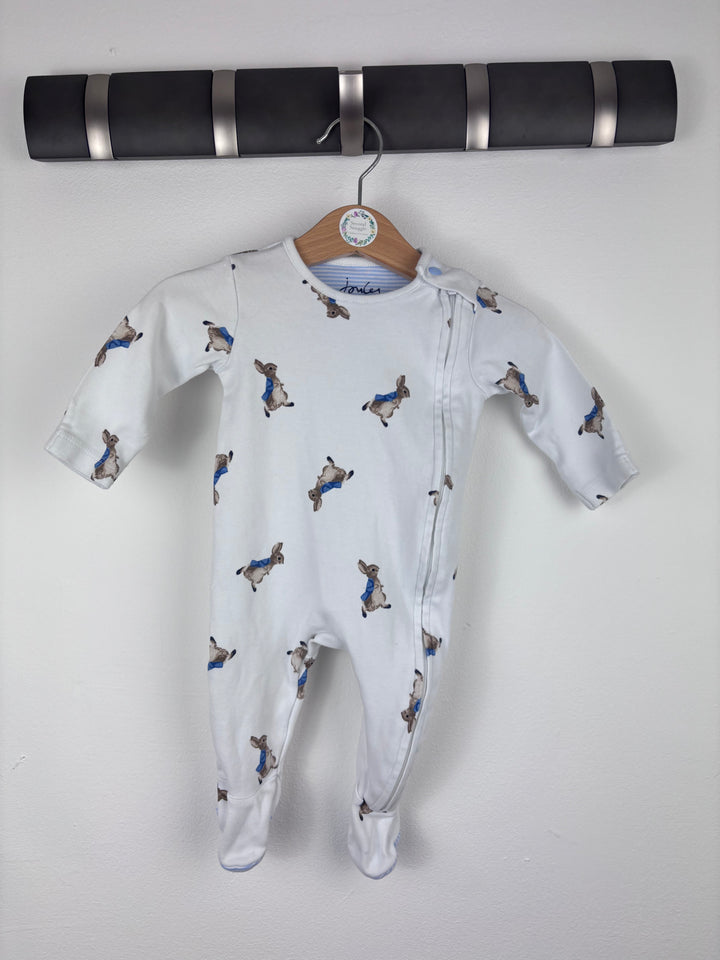 Joules Peter Rabbit Sleepsuit Up to 3 Months