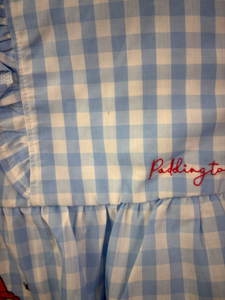 George Blue Gingham Paddington Romper 18-24 Months-Rompers-Second Snuggle Preloved