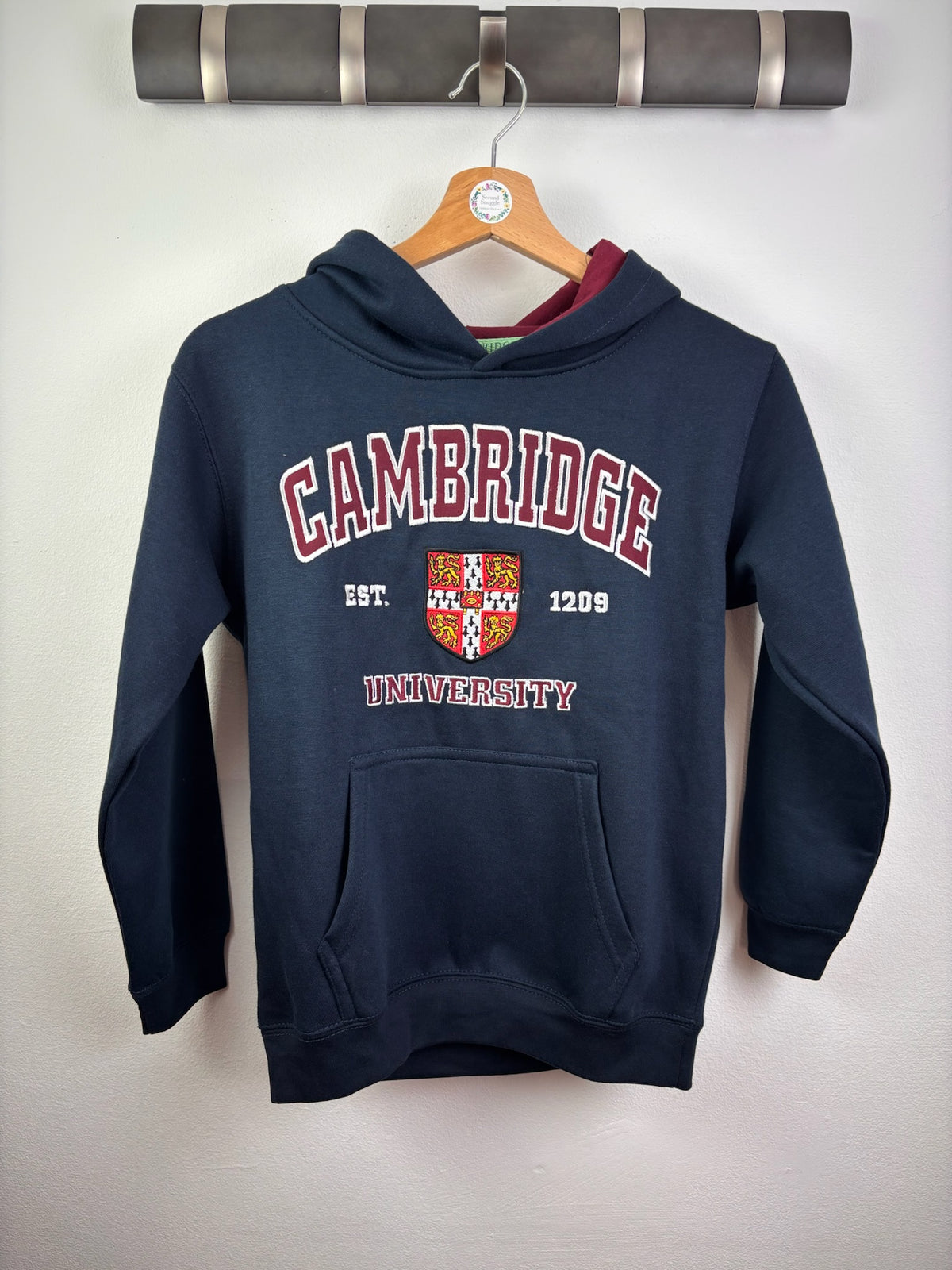 Cambridge University Navy Crest Hoodie 10-11 Years-Hoodies-Second Snuggle Preloved