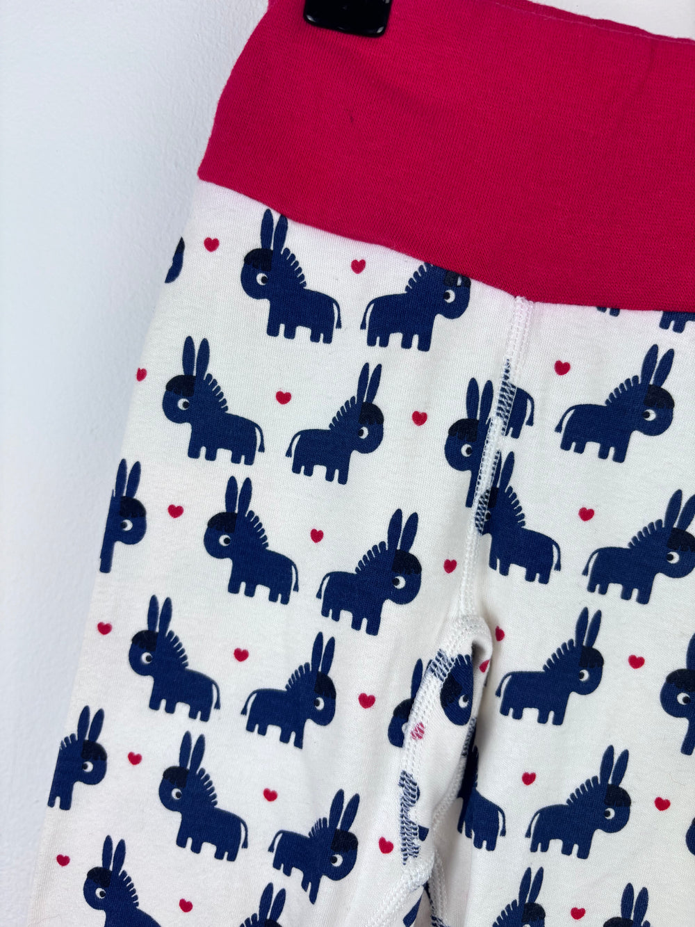 Polarn O Pyret Bunny Print Trousers and Hat 2-4 Months-Leggings-Second Snuggle Preloved