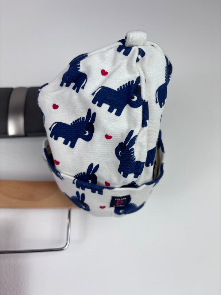 Polarn O Pyret Bunny Print Trousers and Hat 2-4 Months-Leggings-Second Snuggle Preloved