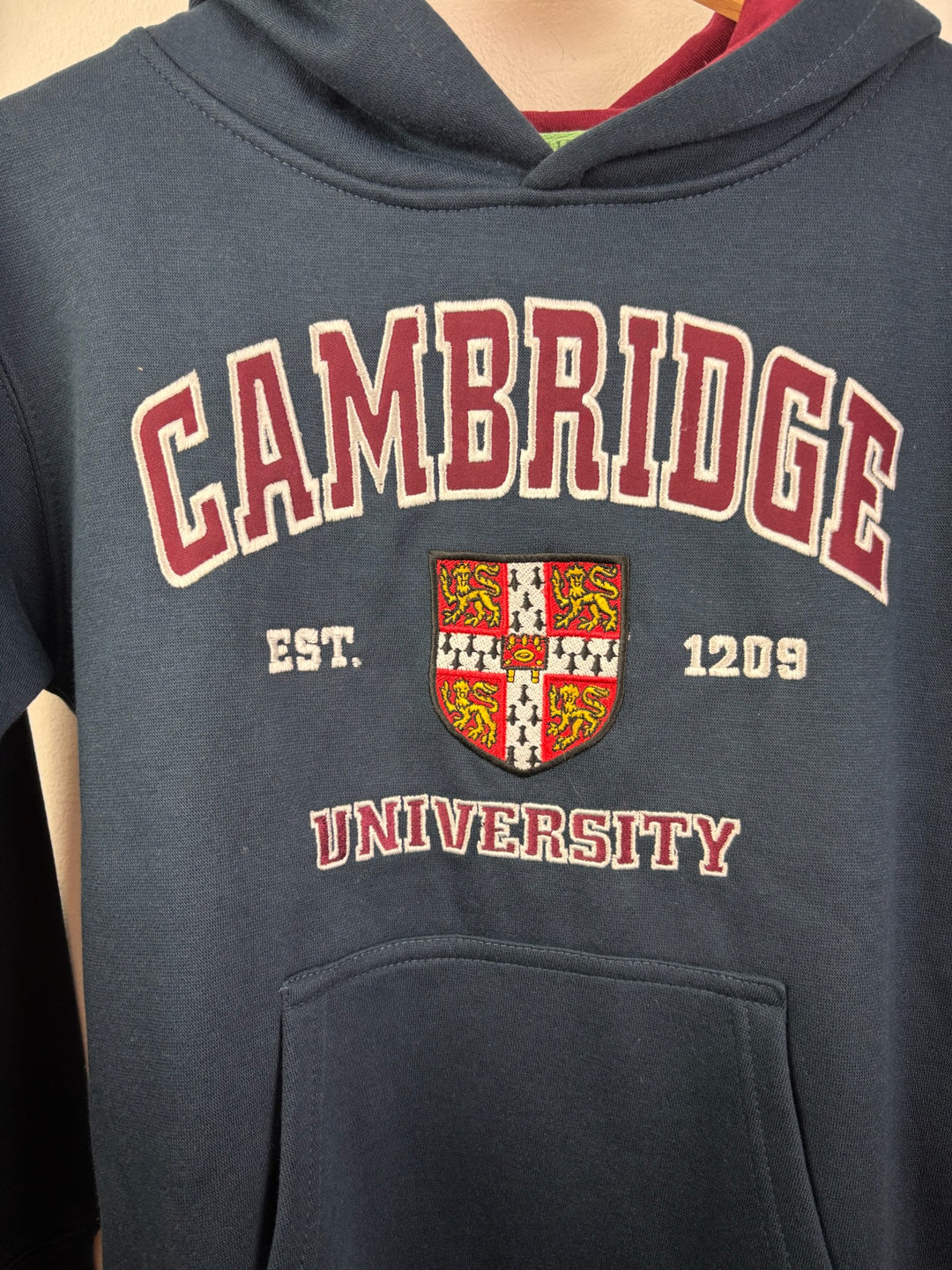 Cambridge University Navy Crest Hoodie 10-11 Years-Hoodies-Second Snuggle Preloved