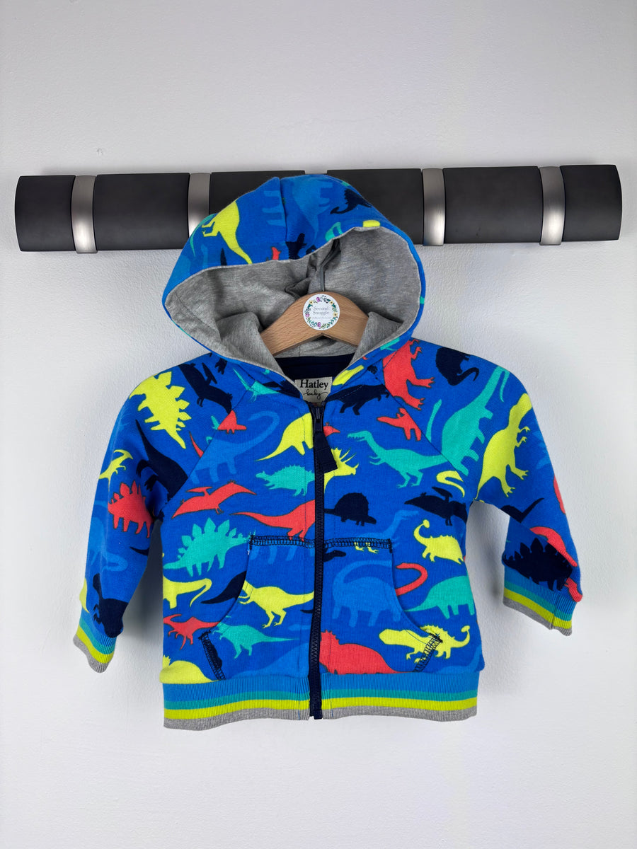 Hatley Dinosaur Hoodie 3-6 Months-Hoodies-Second Snuggle Preloved