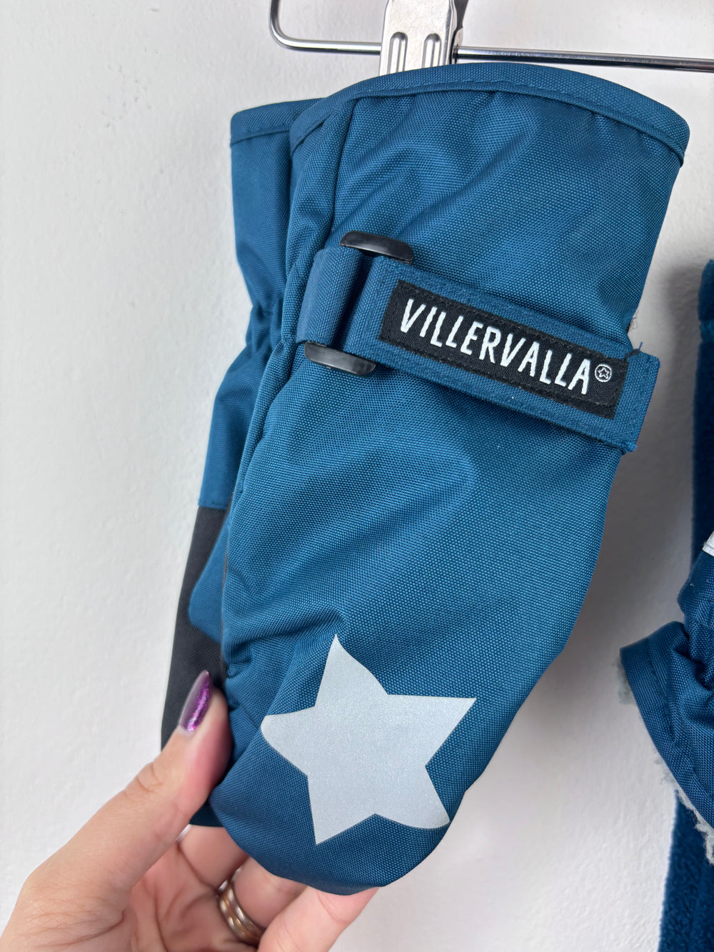 Villervalla Blue Mittens Hat Snood Set 48/50 (1-2 Years)-Accessories-Second Snuggle Preloved
