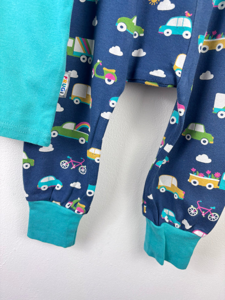 Frugi Car Print Outfit 18-24 Months-Sets-Second Snuggle Preloved