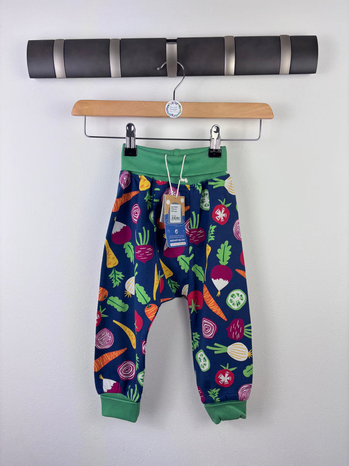 Frugi Vegetable Print Trousers 18-24 Months-Leggings-Second Snuggle Preloved