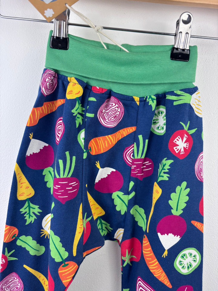 Frugi Vegetable Print Trousers 18-24 Months-Leggings-Second Snuggle Preloved