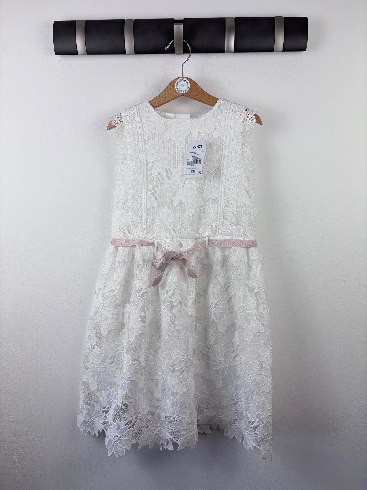 Next White Lace Dress 8 Years-Dresses-Second Snuggle Preloved