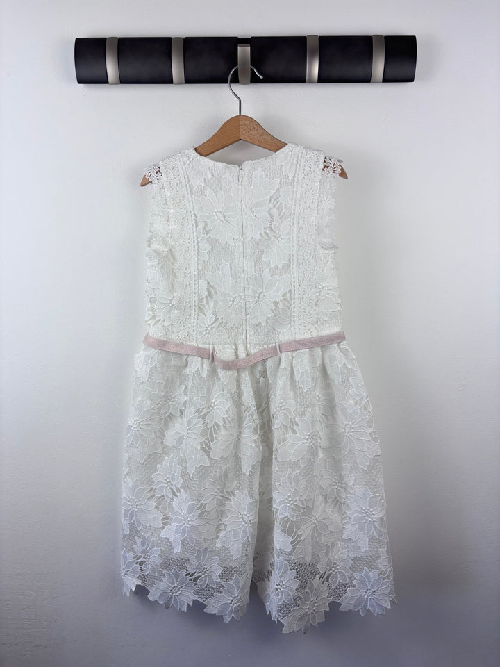 Next White Lace Dress 8 Years-Dresses-Second Snuggle Preloved