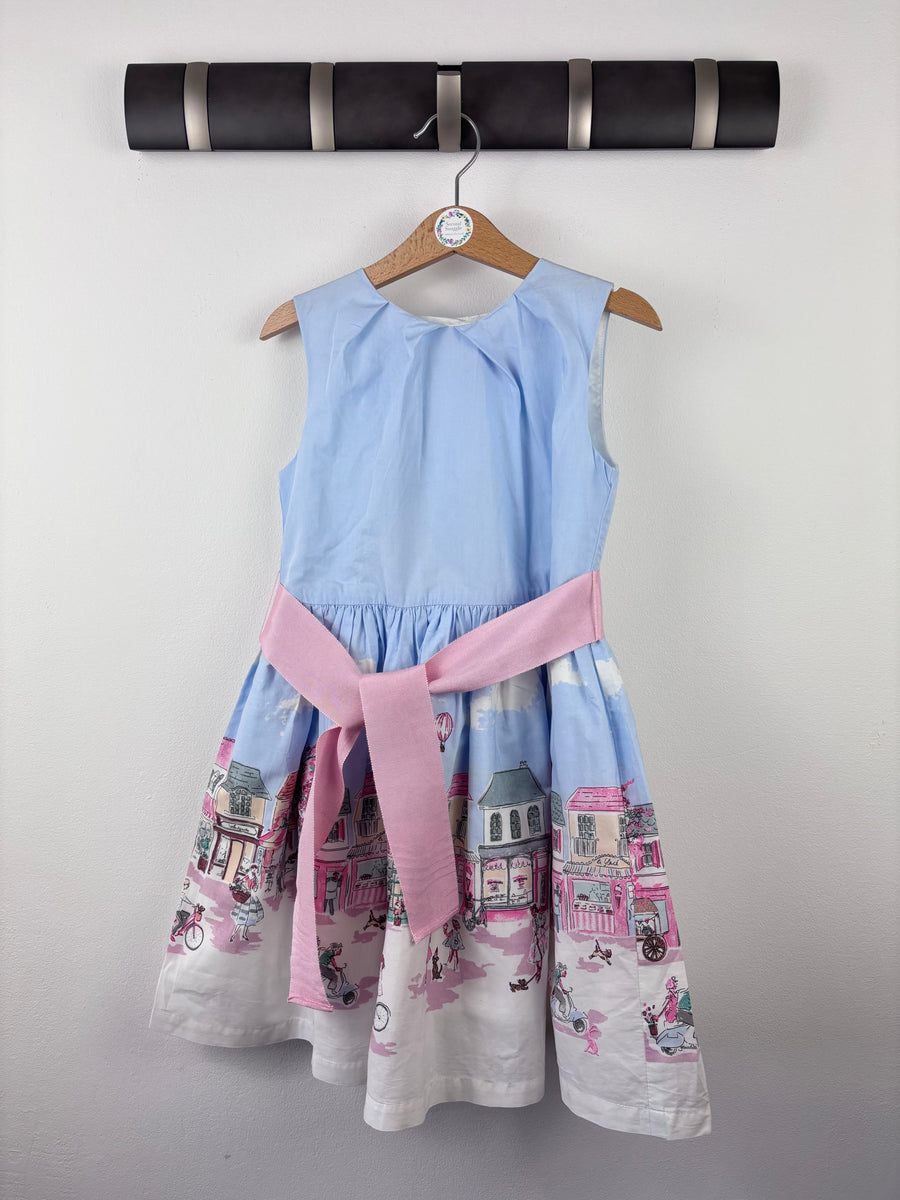 Joules Blue Town Print Dress 5 Years-Dresses-Second Snuggle Preloved