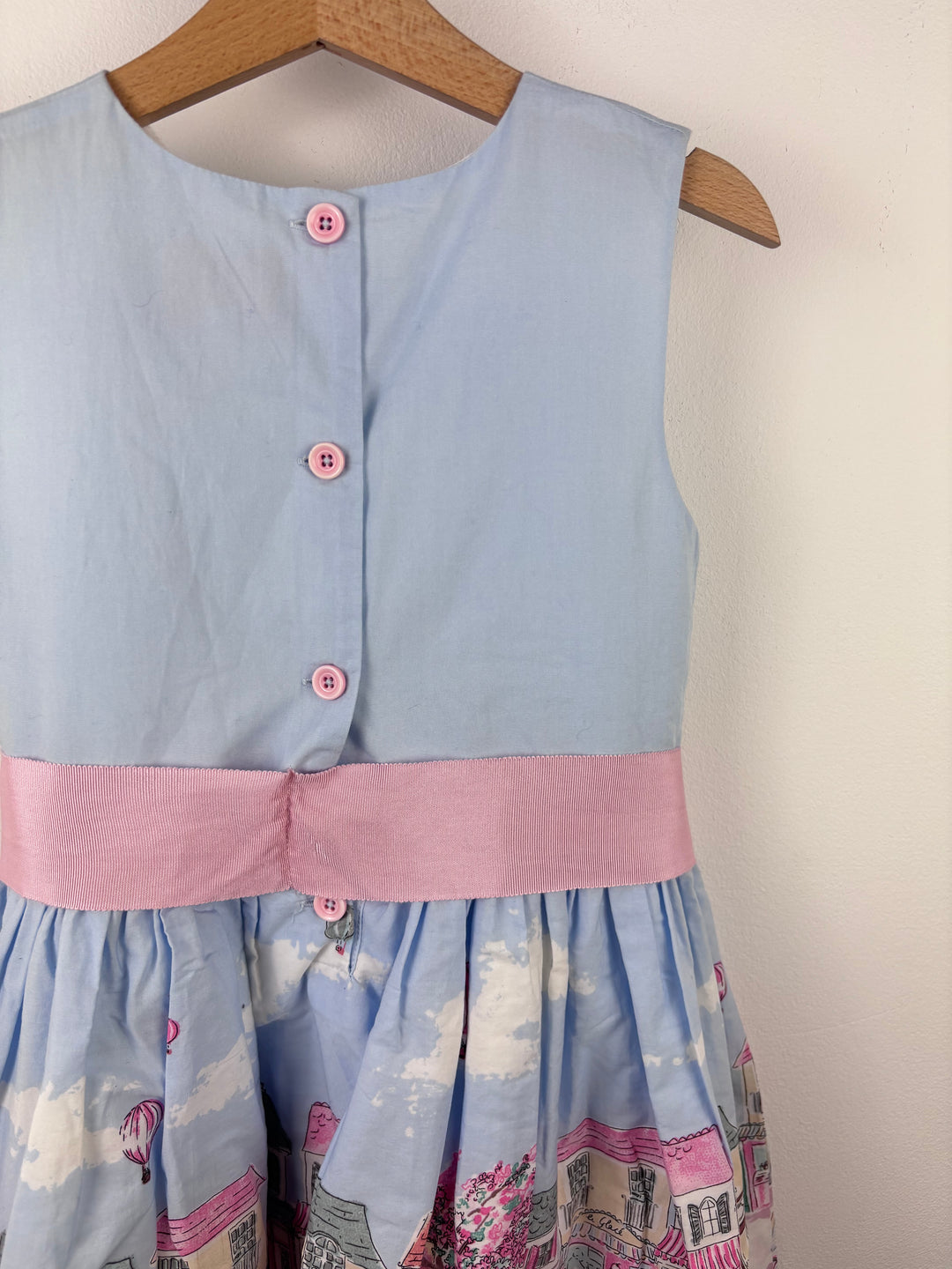 Joules Blue Town Print Dress 5 Years-Dresses-Second Snuggle Preloved