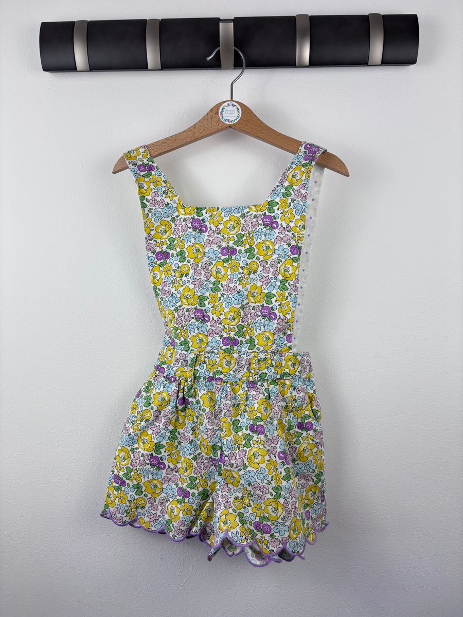 Mini Boden Yellow Floral Playsuit 4-5 Years-Play Suits-Second Snuggle Preloved