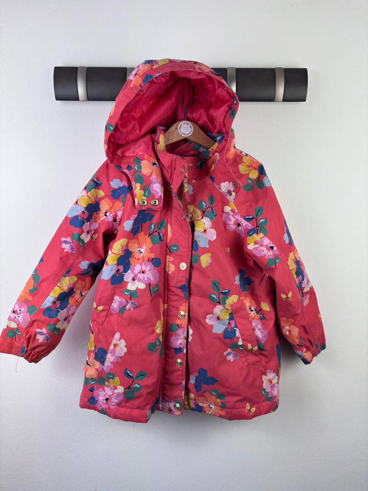 Joules Floral Padded Coat 6 Years-Coats-Second Snuggle Preloved