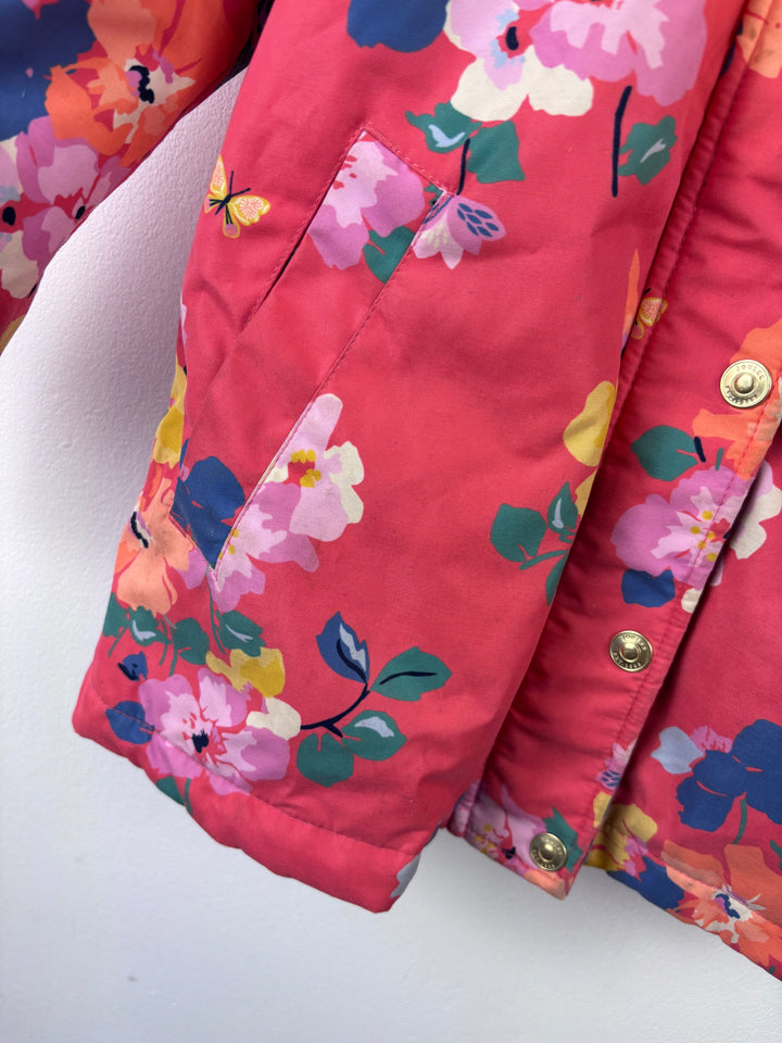 Joules Floral Padded Coat 6 Years-Coats-Second Snuggle Preloved