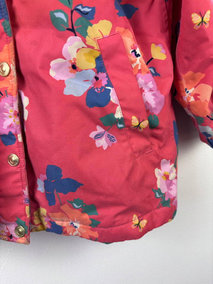 Joules Floral Padded Coat 6 Years-Coats-Second Snuggle Preloved