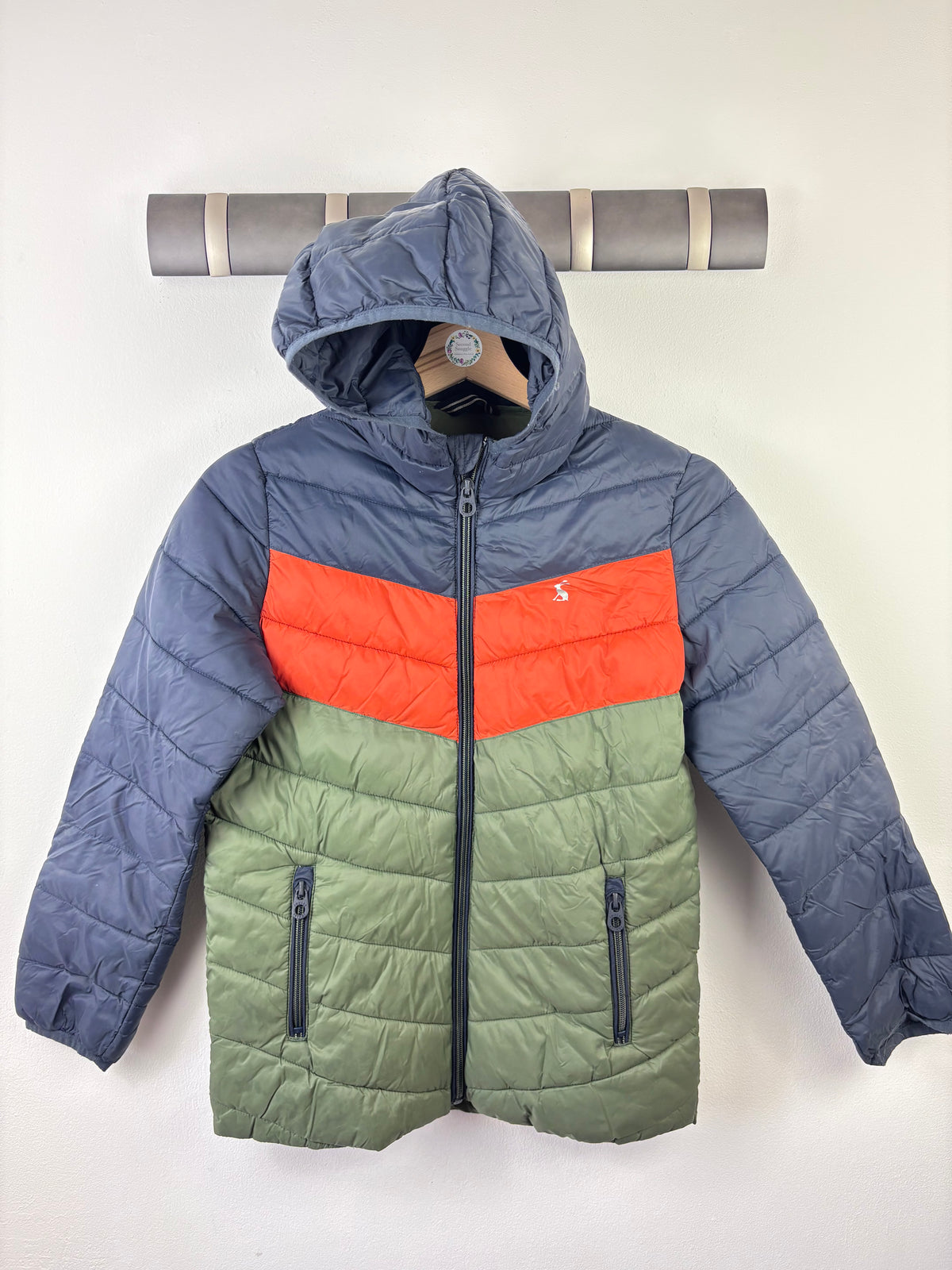 Joules Colour Block Padded Coat 10 Years-Coats-Second Snuggle Preloved