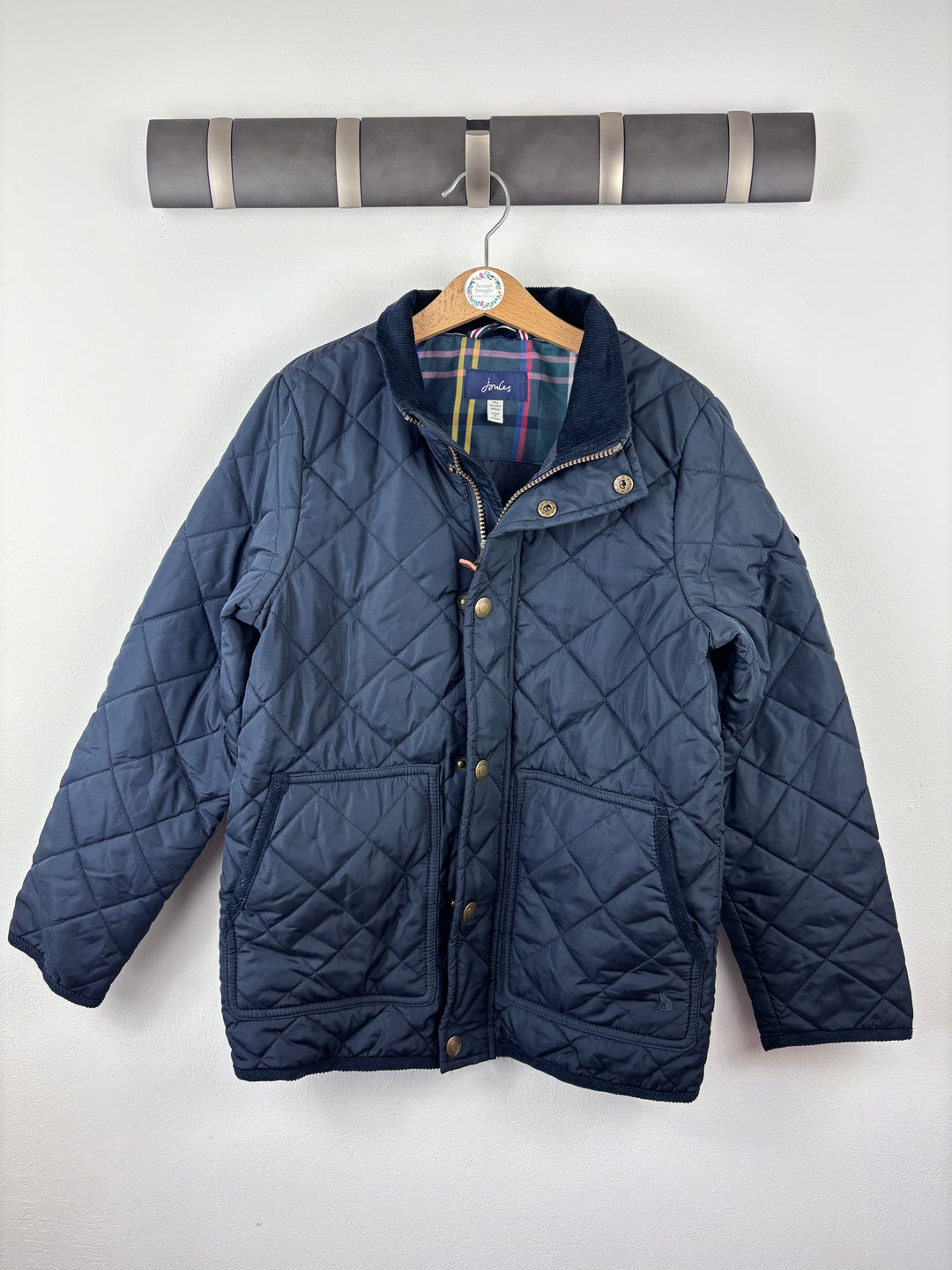 Joules Navy Quilted Jacket 10 Years-Coats-Second Snuggle Preloved