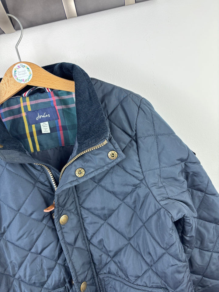 Joules Navy Quilted Jacket 10 Years-Coats-Second Snuggle Preloved