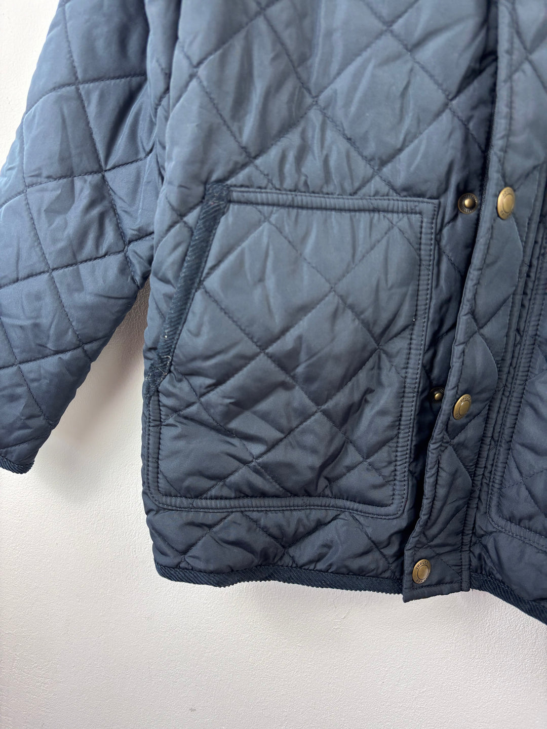 Joules Navy Quilted Jacket 10 Years-Coats-Second Snuggle Preloved
