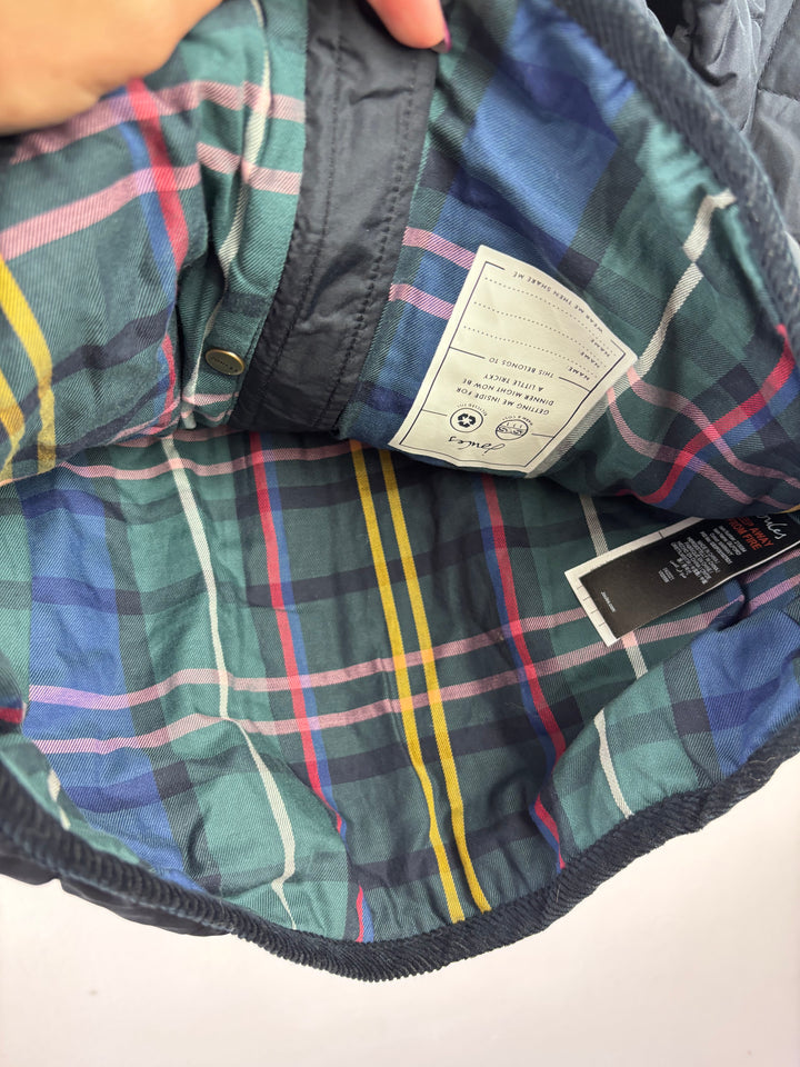 Joules Navy Quilted Jacket 10 Years-Coats-Second Snuggle Preloved