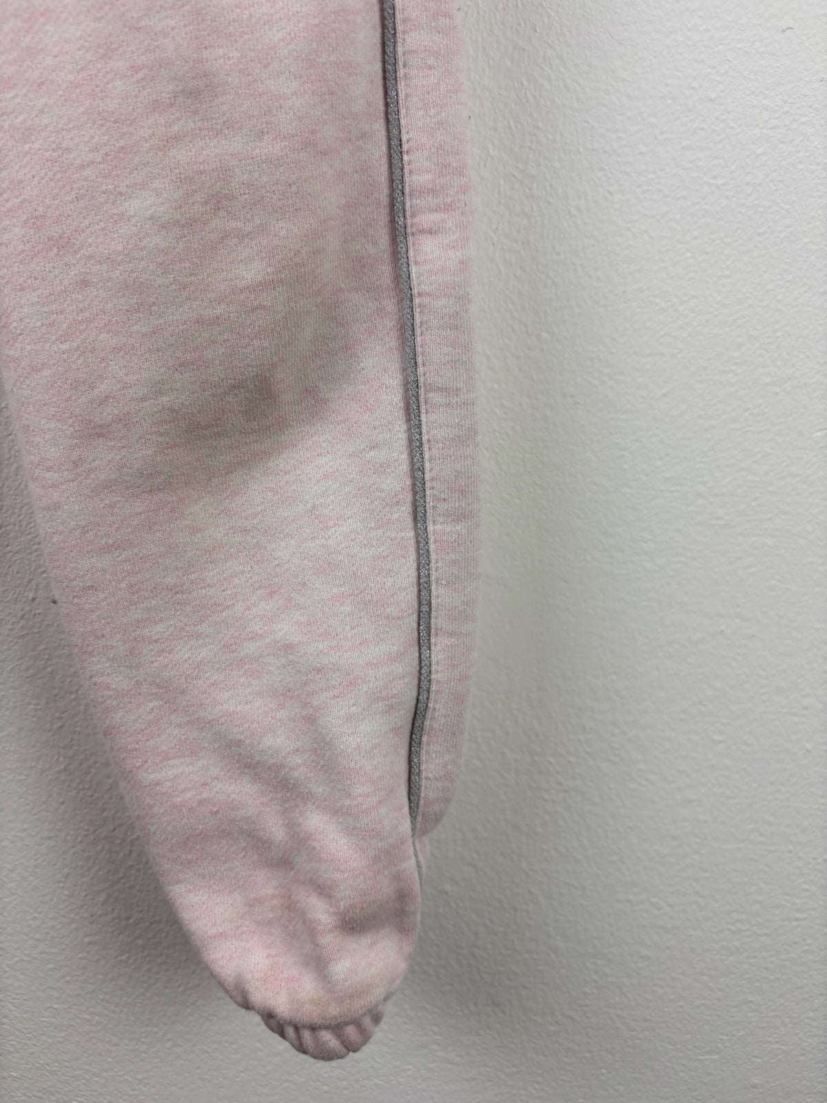 Next Pale Pink Joggers Silver Side Stripe 3-4 Years-Trousers-Second Snuggle Preloved