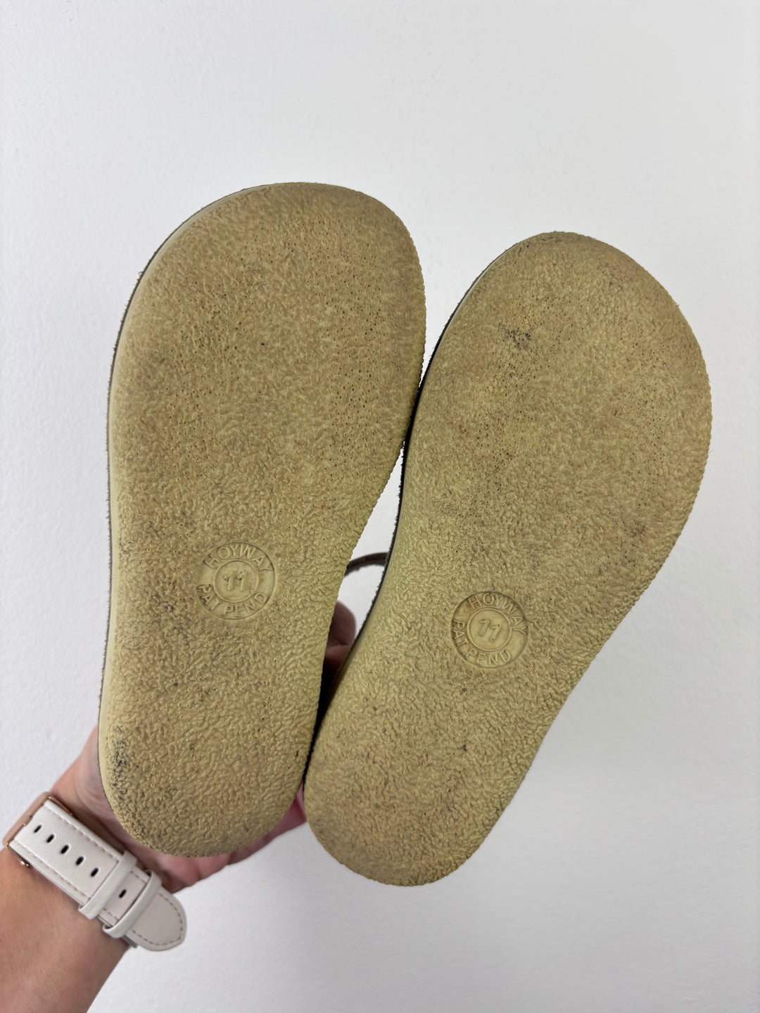 Salt-Water Rose Gold Sandals Size 11 (UK 10)-Sandals-Second Snuggle Preloved