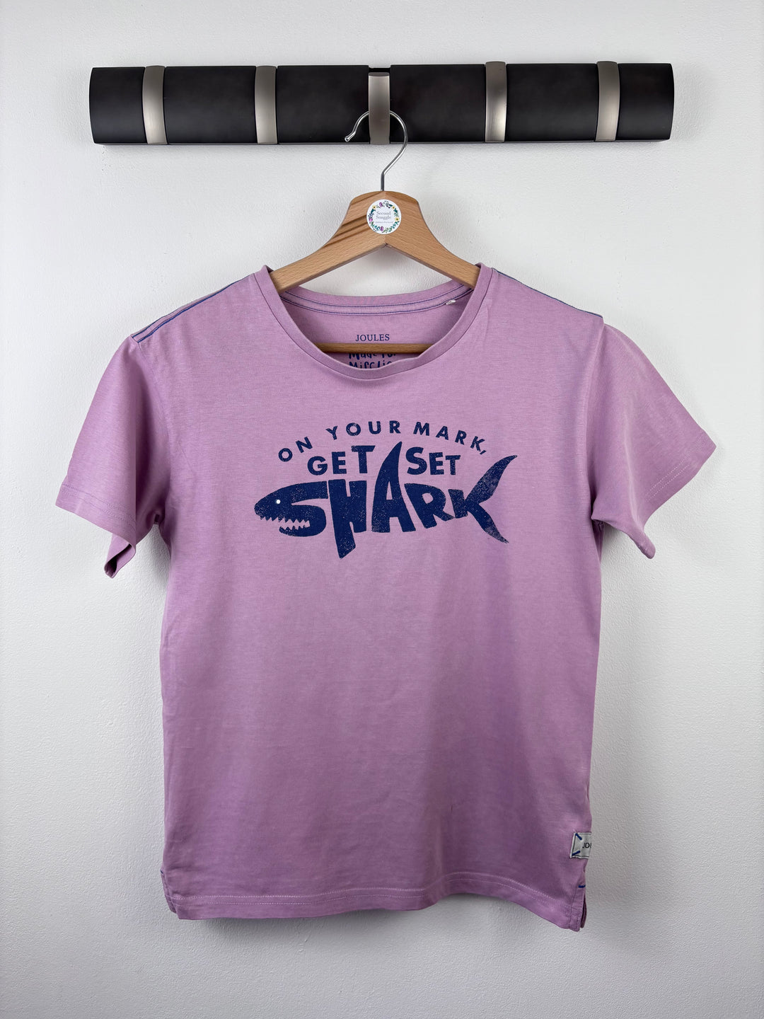 Joules Shark Slogan T-Shirt 10 Years-Tops-Second Snuggle Preloved