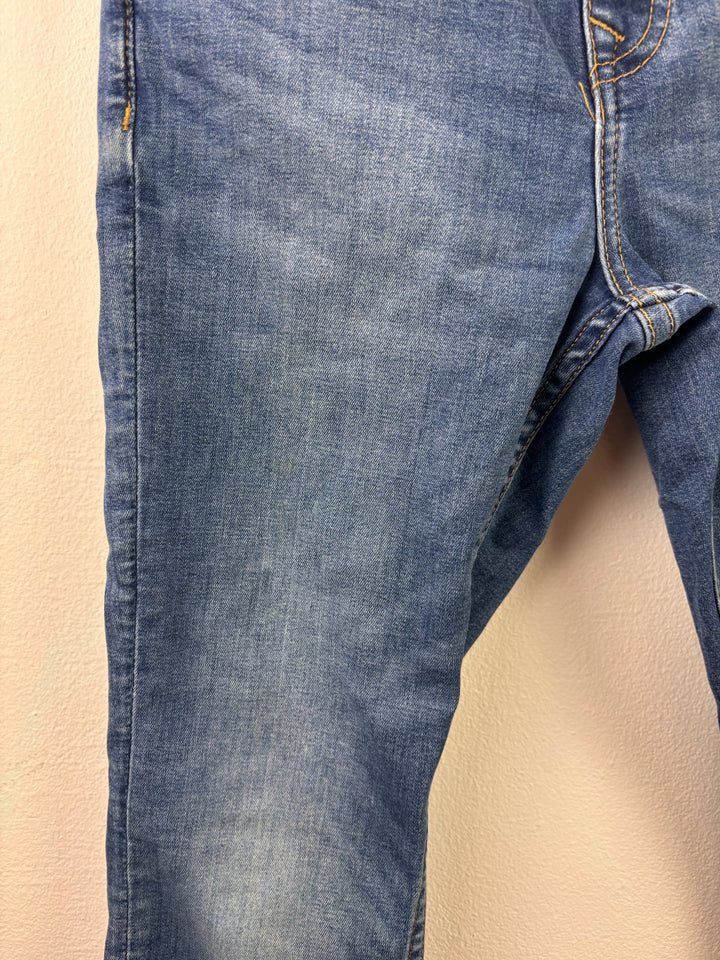 The Jones Blue Denim Jeans Straight Leg 8-9 Years-Trousers-Second Snuggle Preloved
