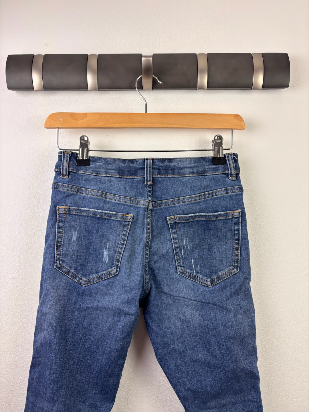 The Jones Blue Denim Jeans Straight Leg 8-9 Years-Trousers-Second Snuggle Preloved