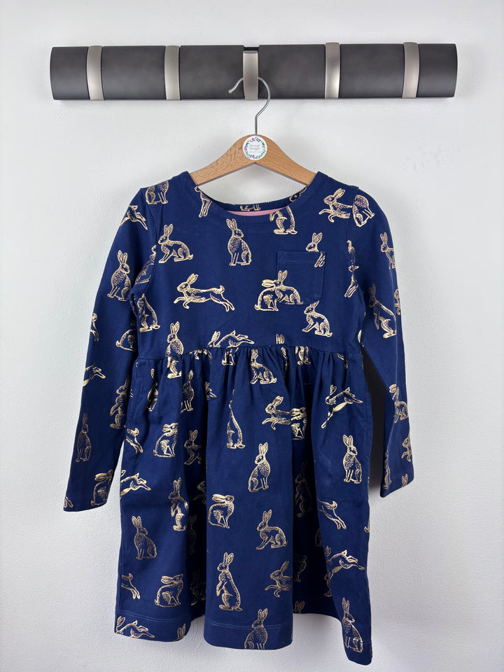 Mini Boden Rabbit Print Dress 5-6 Years-Dresses-Second Snuggle Preloved