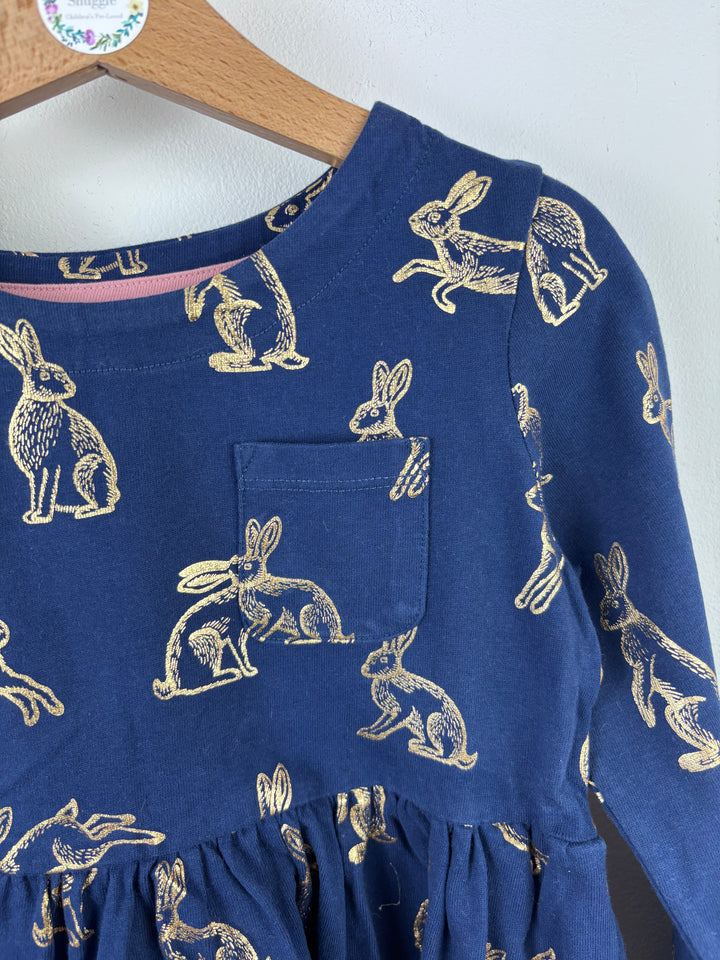 Mini Boden Rabbit Print Dress 5-6 Years-Dresses-Second Snuggle Preloved