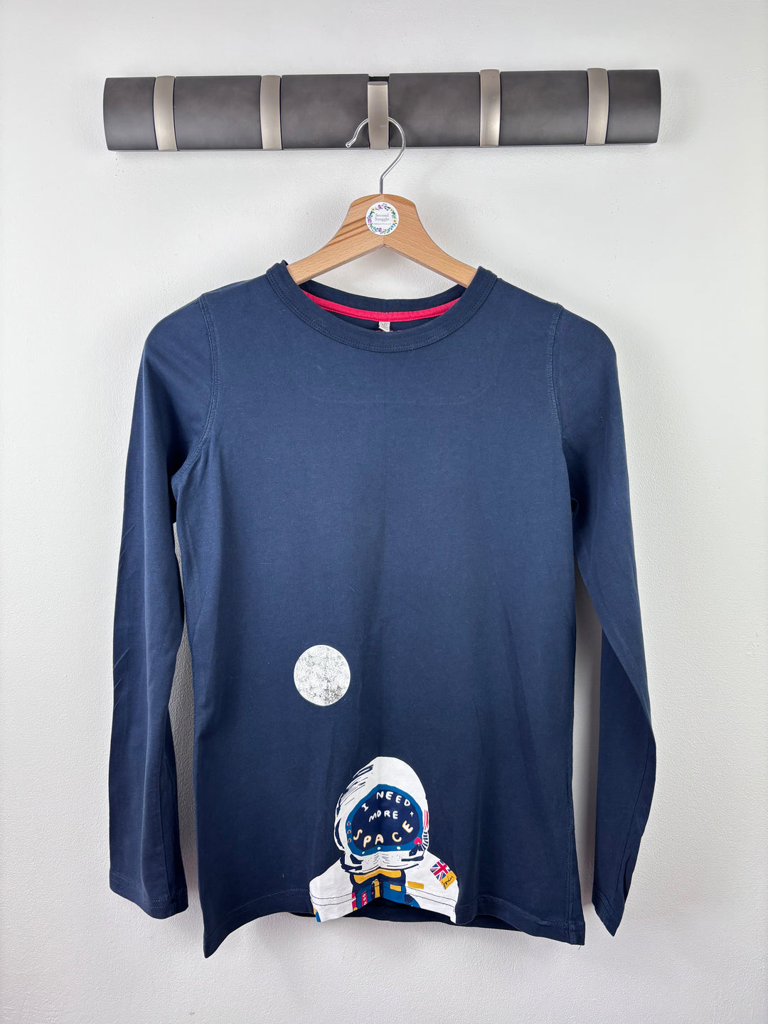 Joules Space Print Long Sleeve Top 11-12 Years-Tops-Second Snuggle Preloved