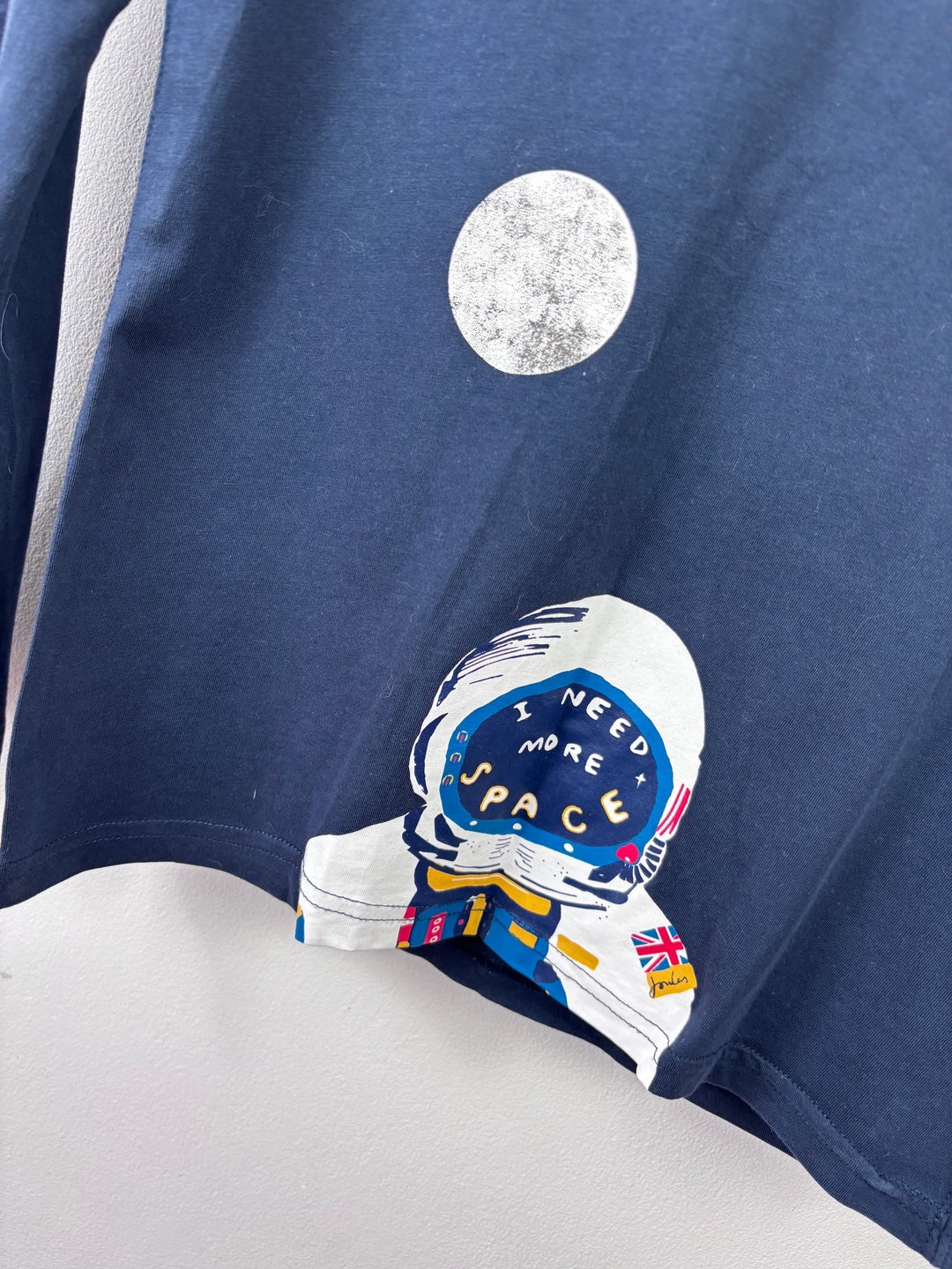 Joules Space Print Long Sleeve Top 11-12 Years-Tops-Second Snuggle Preloved