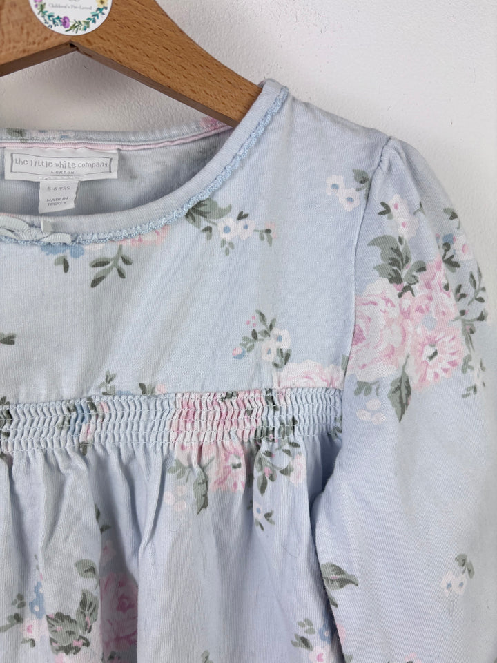 The Little White Company Floral Dress 5-6 Years-Night Wear-Second Snuggle Preloved