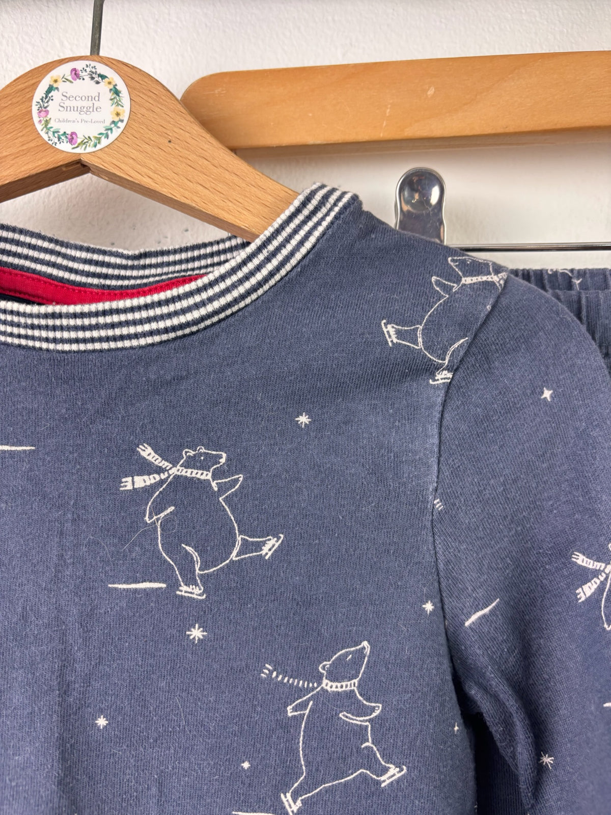 The Little White Company Navy Polar Bear Pyjamas 2-3 Years-Night Wear-Second Snuggle Preloved