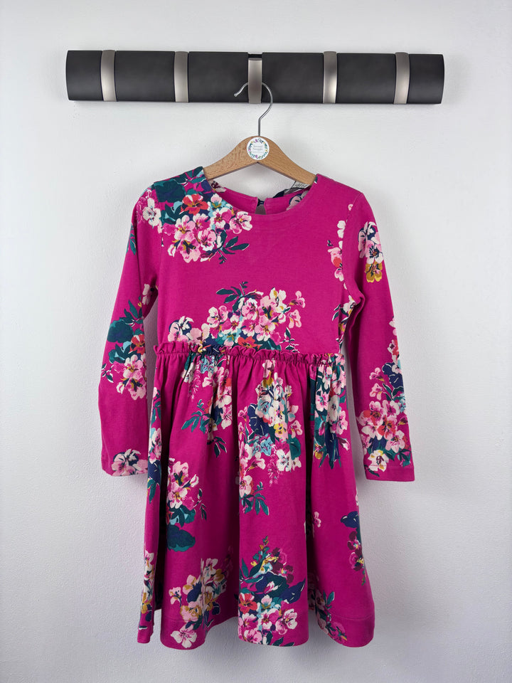 Joules Pink Floral Dress 5 Years-Dresses-Second Snuggle Preloved
