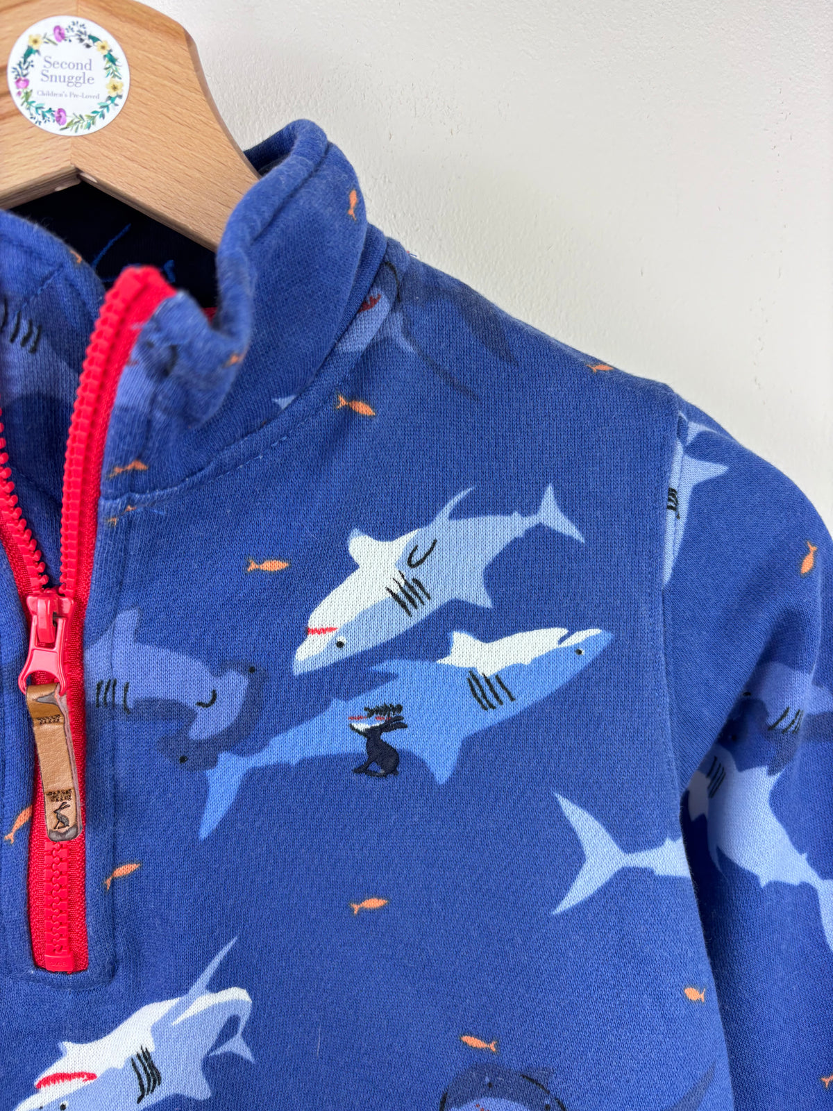 Joules Shark Jumper 9-10 Years-Jumpers-Second Snuggle Preloved