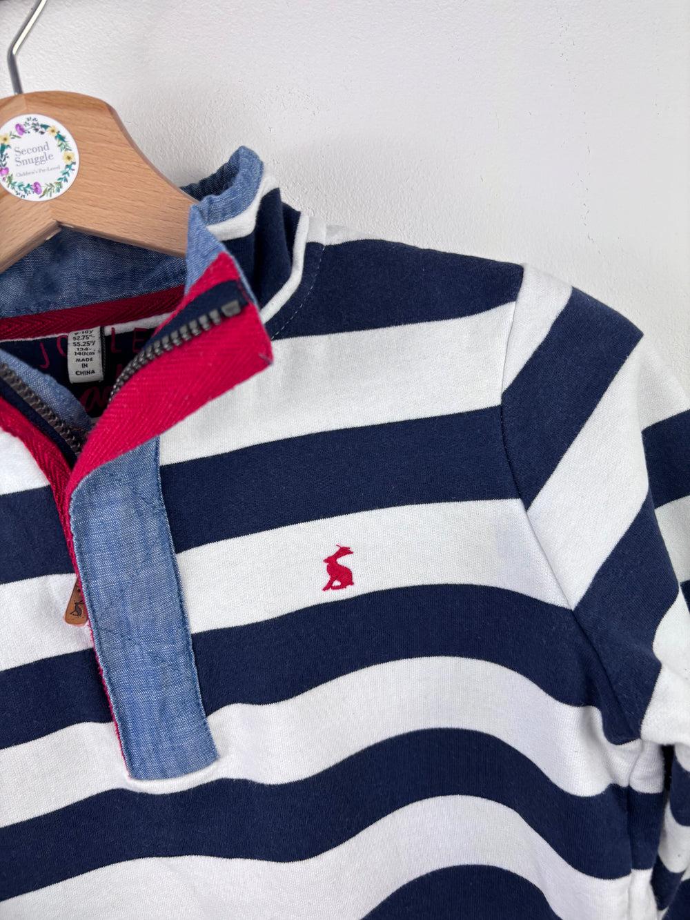 Joules Stripe Rugby Top 10 Years-Jumpers-Second Snuggle Preloved