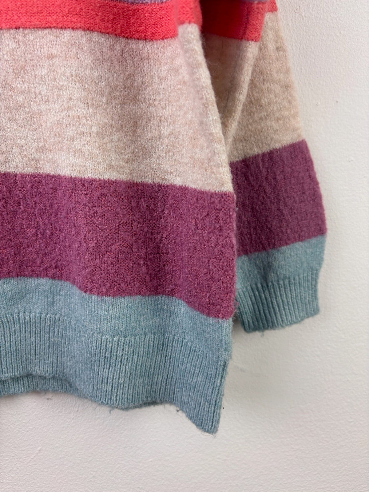 John Lewis Colour Block Knitted Jumper 5 Years-Jumpers-Second Snuggle Preloved
