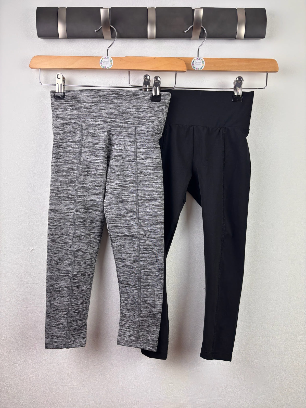 George Grey and Black Sports Leggings Bundle 4-5 Years-Leggings-Second Snuggle Preloved