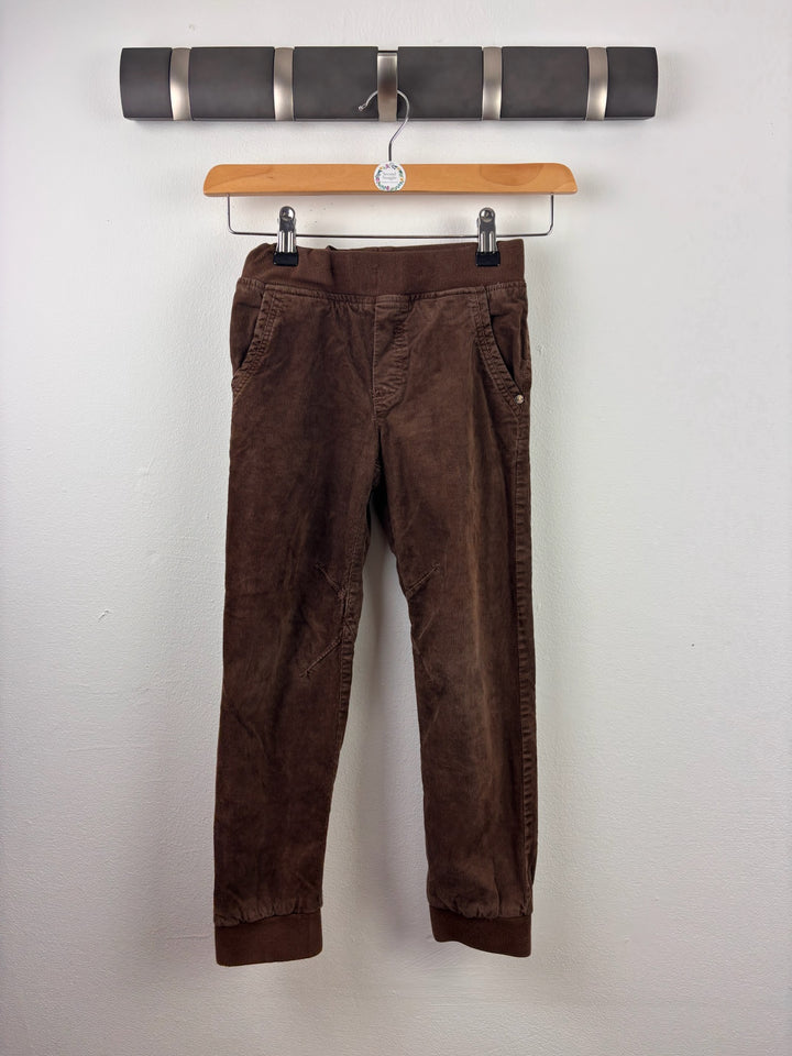 Lindex Brown Cord Pull On Trousers 5-6 Years-Trousers-Second Snuggle Preloved