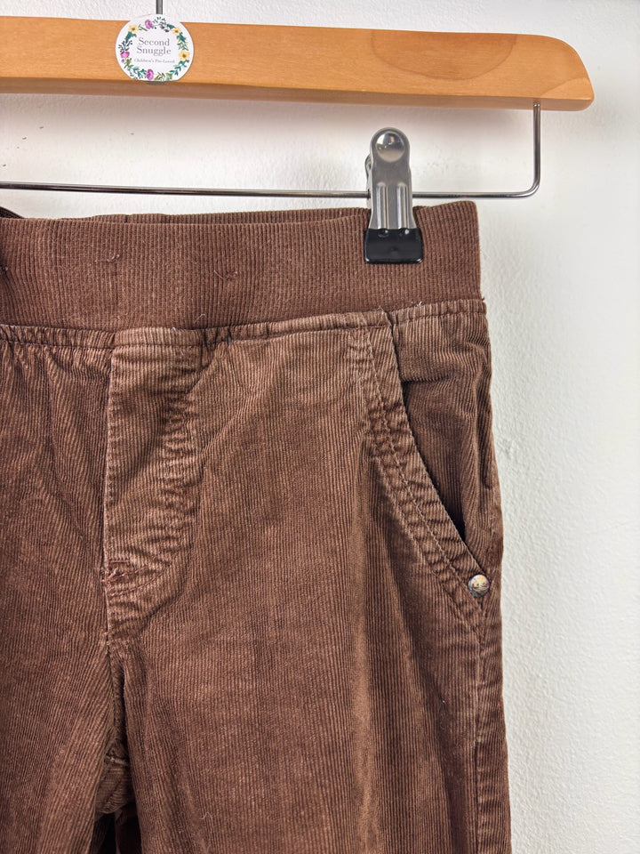 Lindex Brown Cord Pull On Trousers 5-6 Years-Trousers-Second Snuggle Preloved