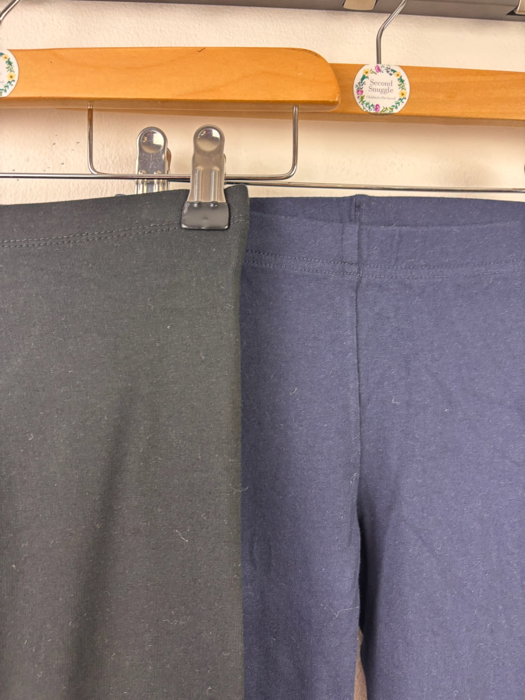 Fred &amp; Flo Black and Navy Leggings Bundle 6-7 Years-Leggings-Second Snuggle Preloved