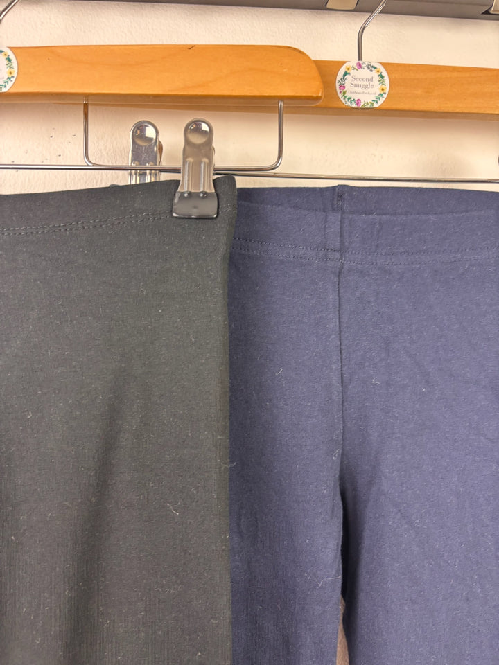 Fred &amp; Flo Black and Navy Leggings Bundle 6-7 Years-Leggings-Second Snuggle Preloved