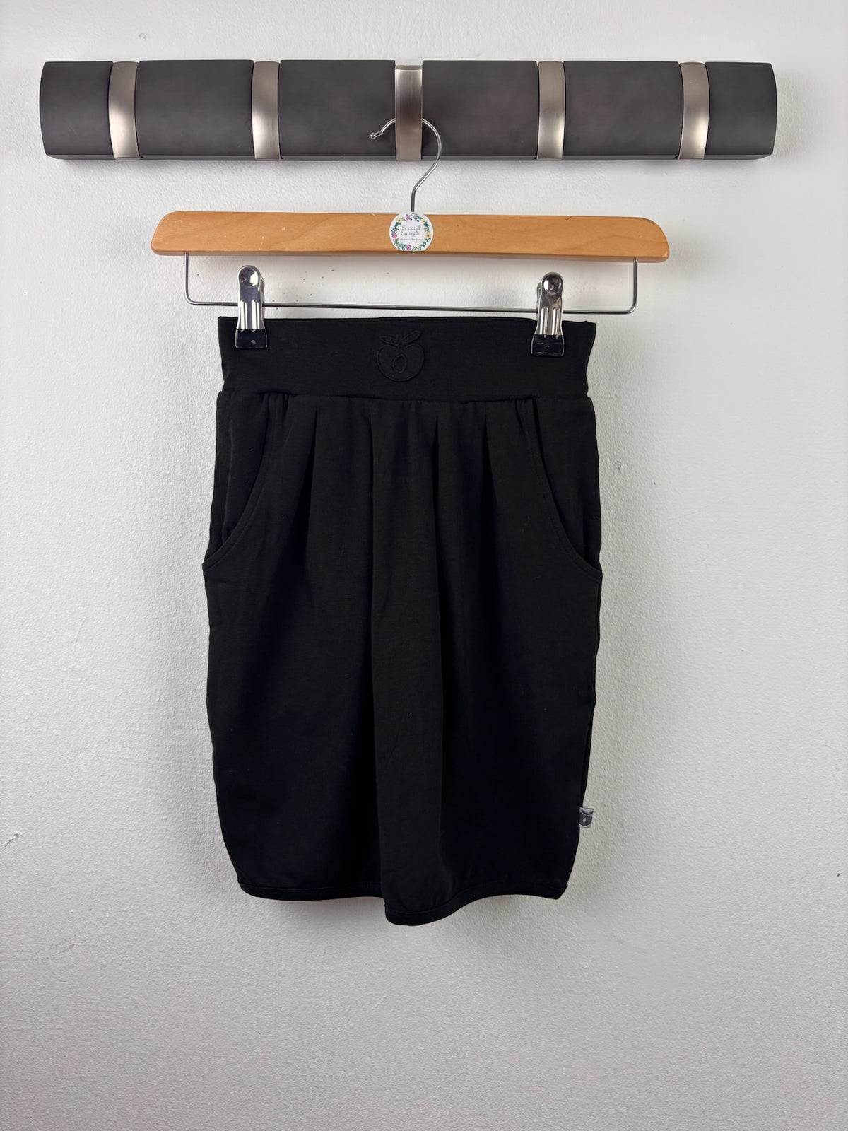 Smafolk Black Gathered Skirt with Pockets 5-6 Years-Skirts-Second Snuggle Preloved