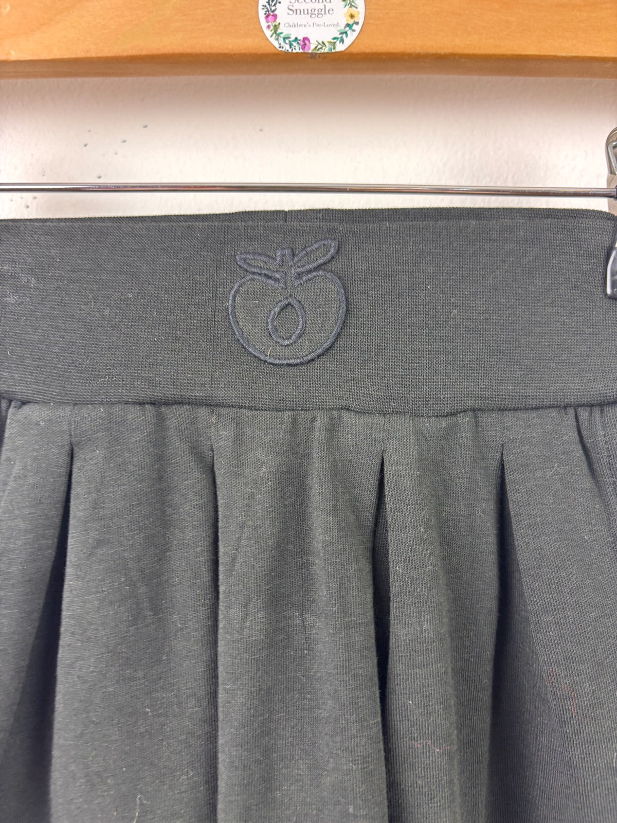 Smafolk Black Gathered Skirt with Pockets 5-6 Years-Skirts-Second Snuggle Preloved