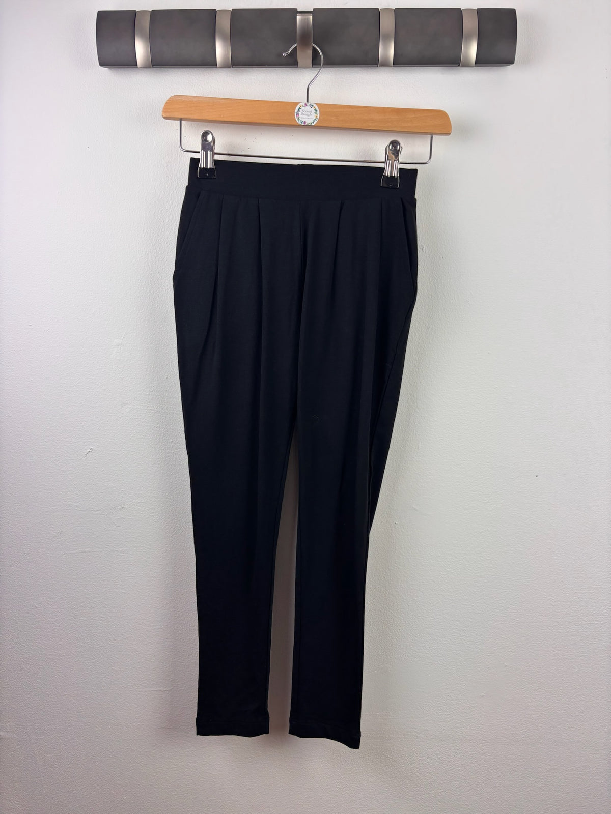 Me & I Black Tapered Trousers 7-8 Years 122/128 cm-Trousers-Second Snuggle Preloved