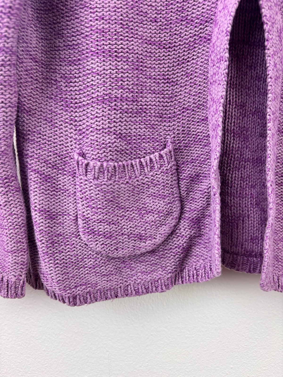 M&S Purple Knitted Cardigan with Pockets 3-4 Years-Cardigans-Second Snuggle Preloved